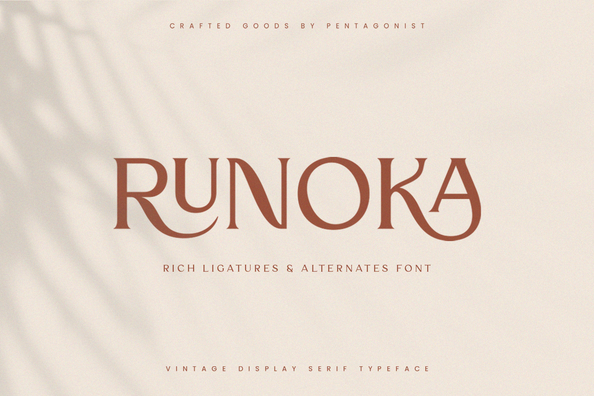 Runoka - Vintage Serif Font