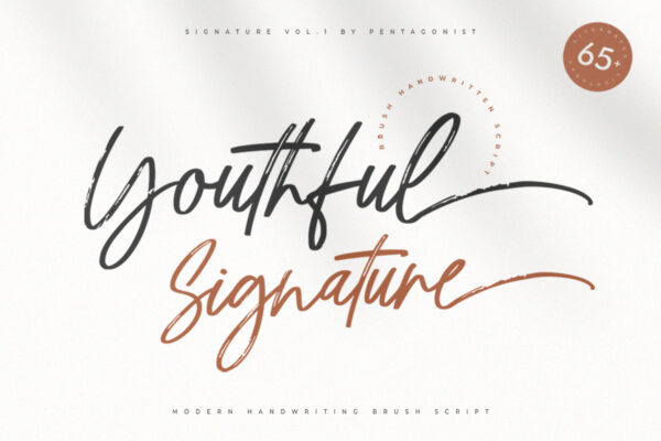 Youthful - Signature Script Font