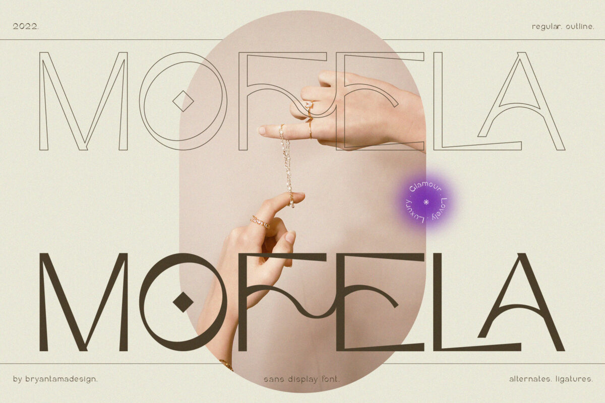 Mofela - Modern Display Font