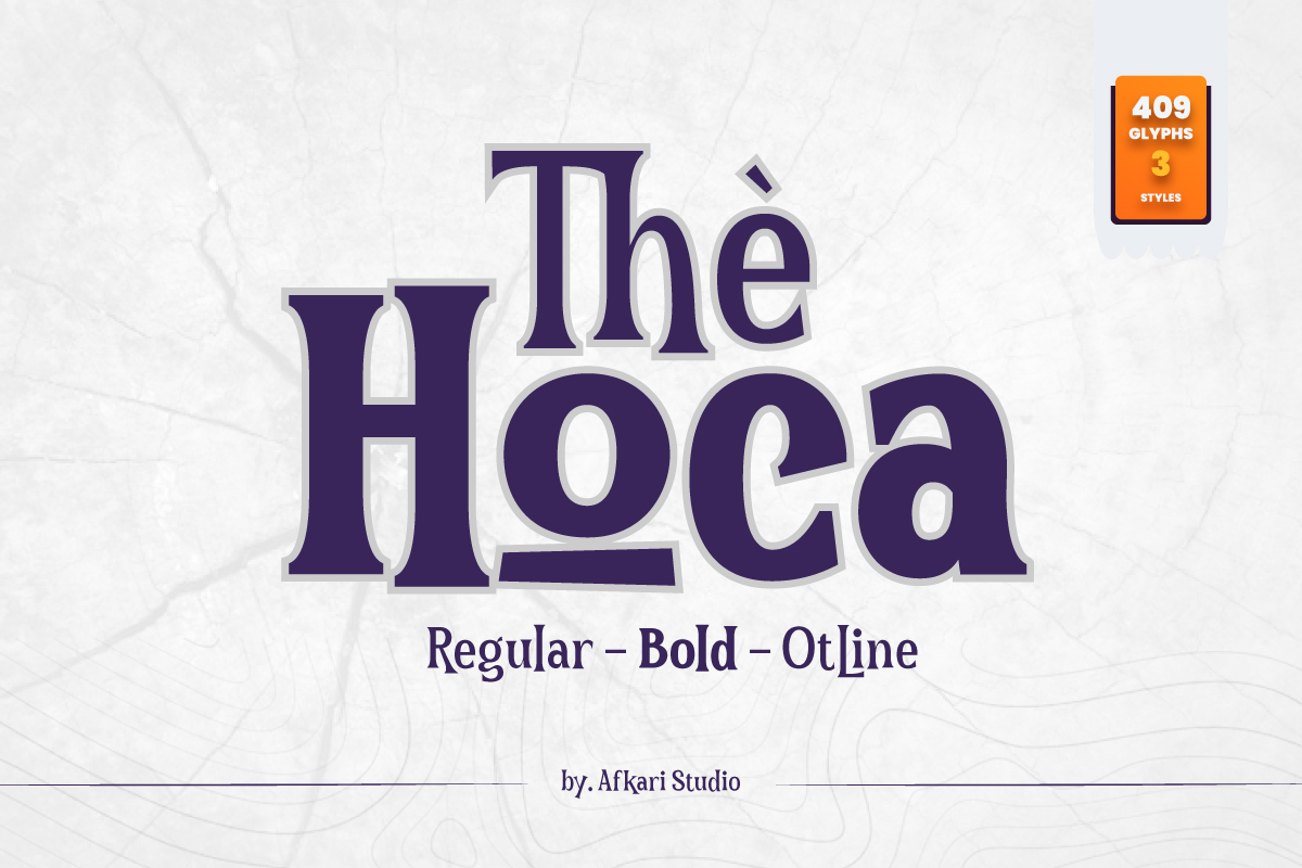 The Hoca - Display Serif Font