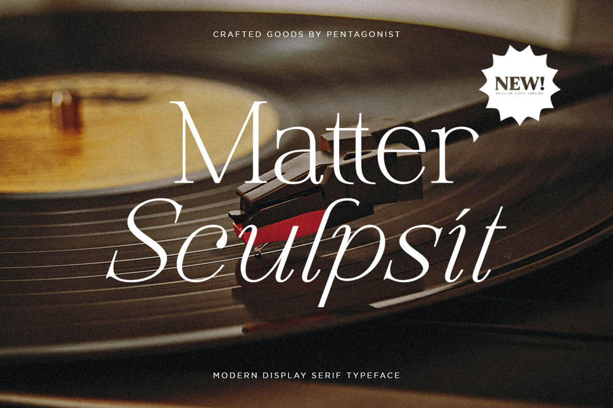 Matter Sculpsit - Modern serif