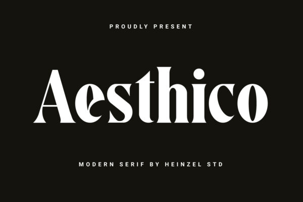Aesthico - Modern Bold Serif