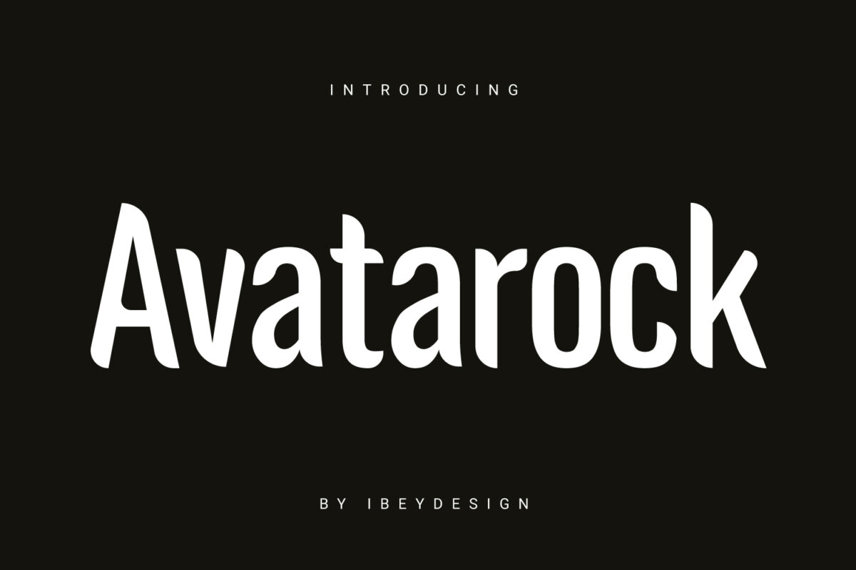 Avatarock - Modern Font