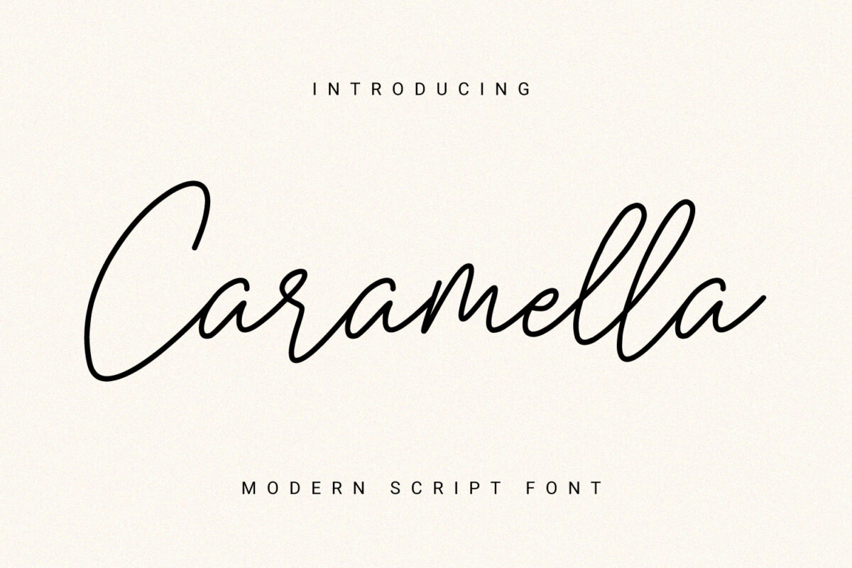 Caramella Modern Script