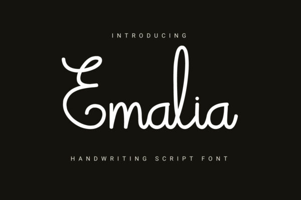 Emalia - Handwritten Script Font