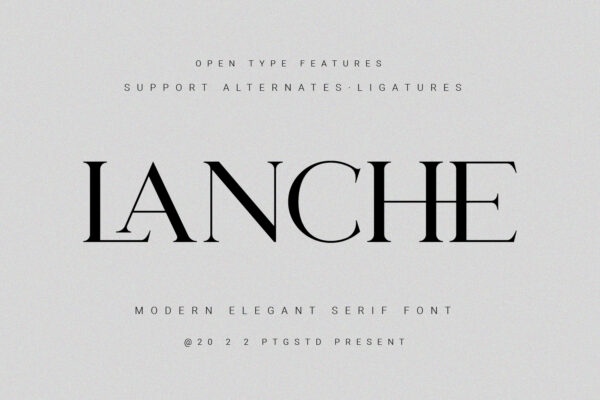 Lanche - Modern Elegant Serif Font