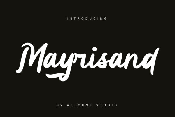 Mayrisand - Bold Handwritten Script Font