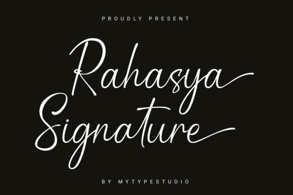 Rahasya Signature - Handwritten Font