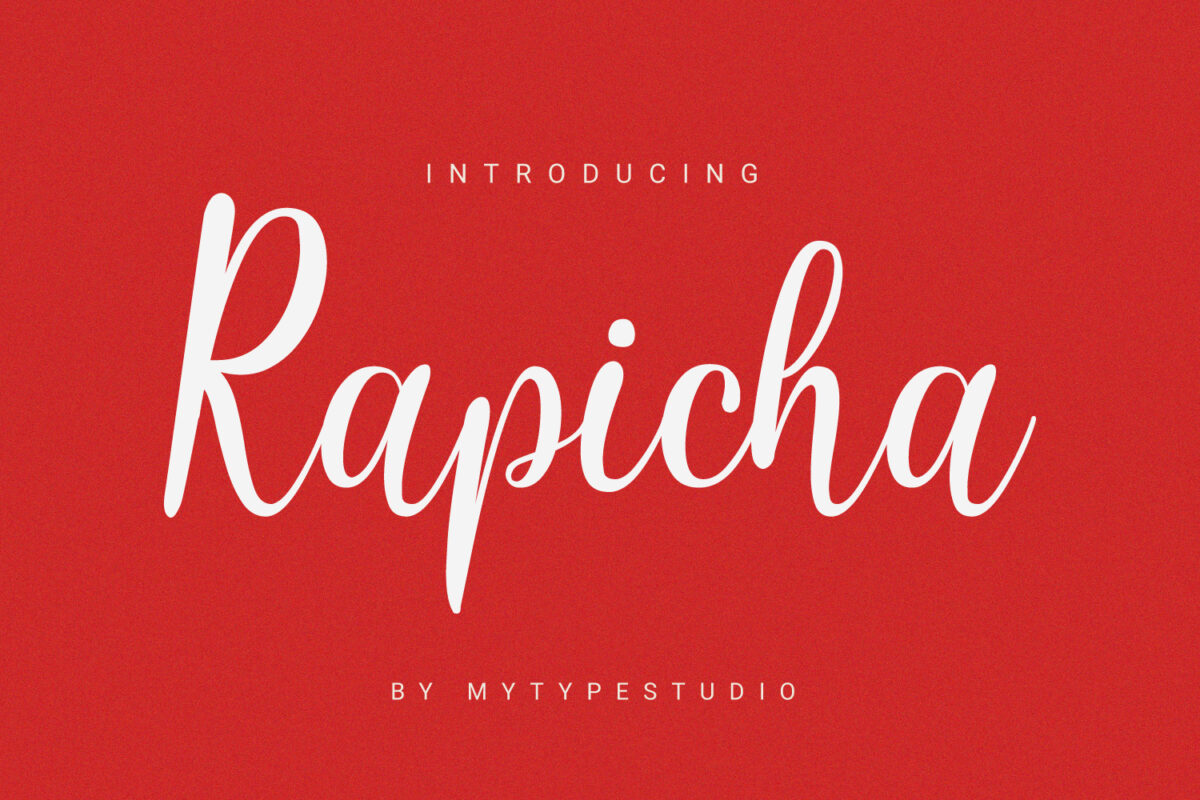 Rapicha - Handwritten Font