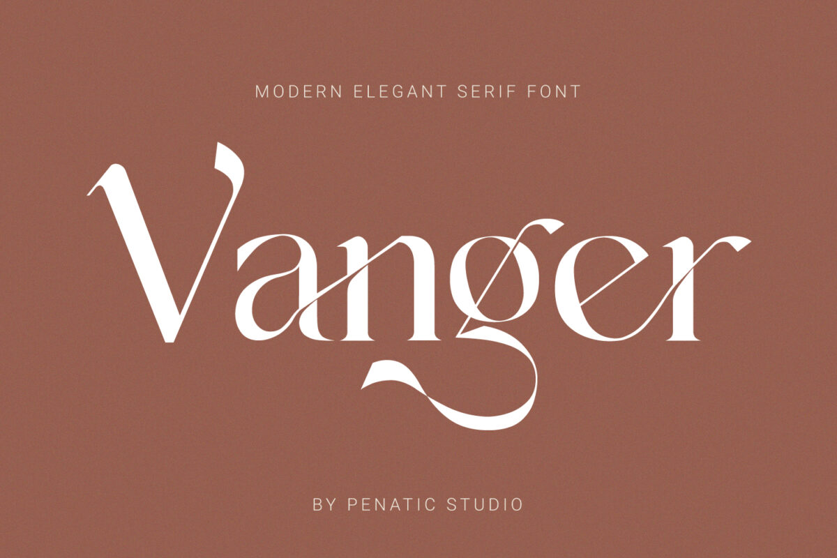 Vanger - Modern serif font