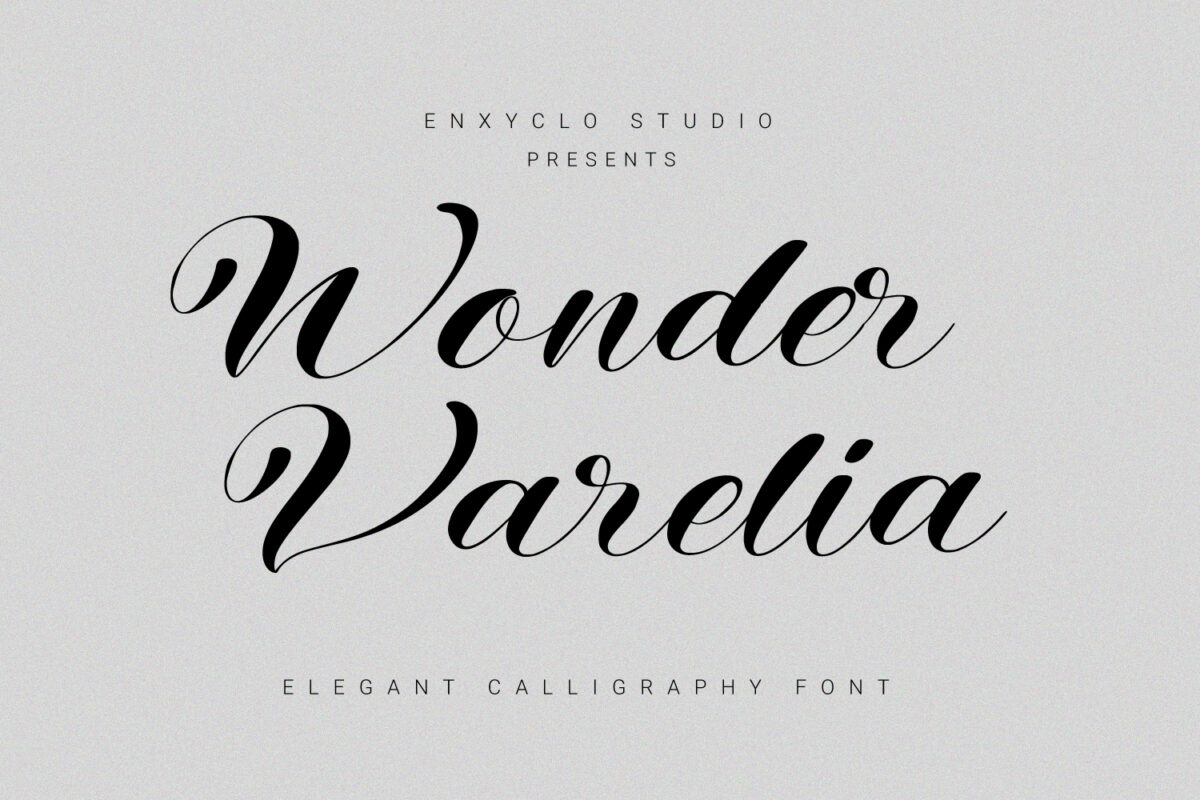 Wonder Varelia - Elegant Script