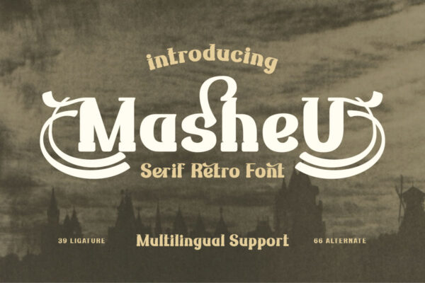 Masheu - Serif Classic Font
