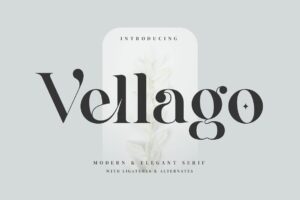 Vellago - Stylish Ligature Font
