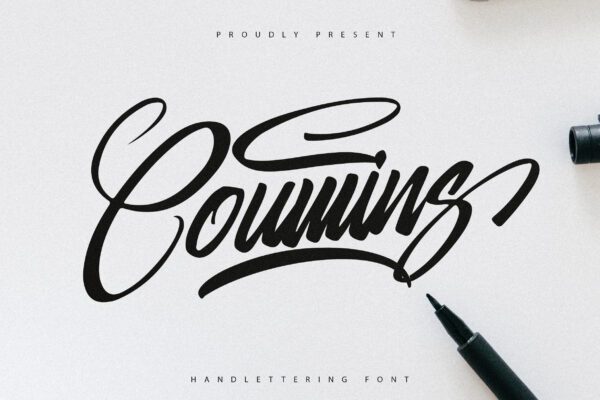 Coumins - Handlettering Font