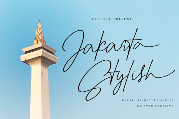 Jakarta Stylish - Signature Font