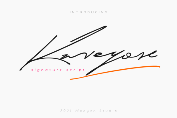 Kaveyore -Signature Script