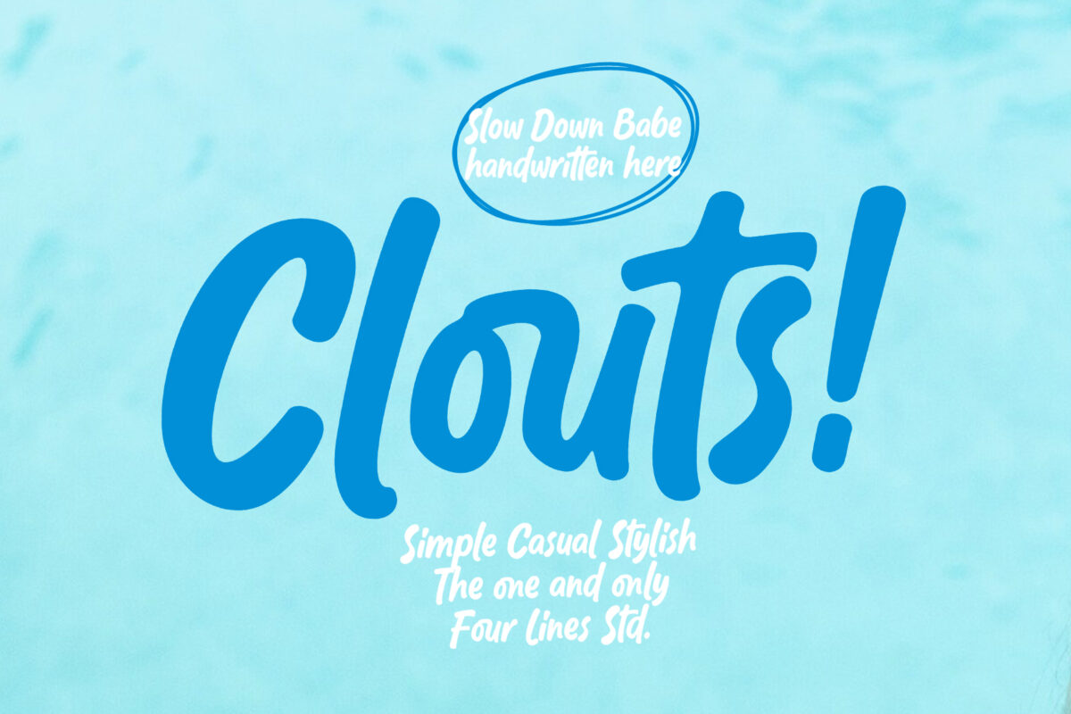Clouts - Casual Handwritten