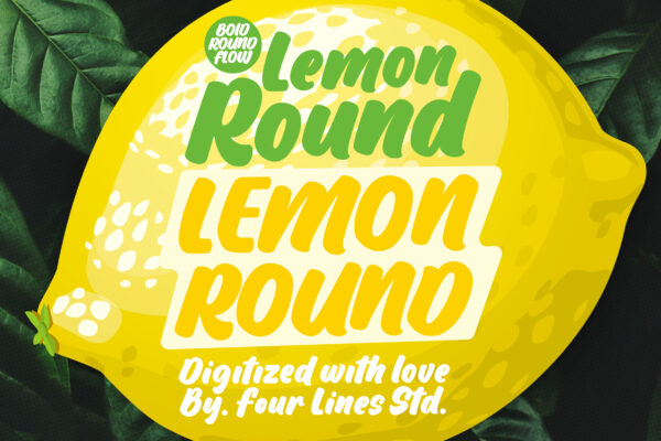 Lemon Round - Bold Display Font