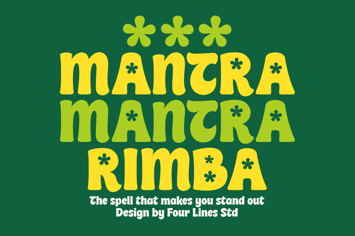 Mantra Rimba – Playful Display Font