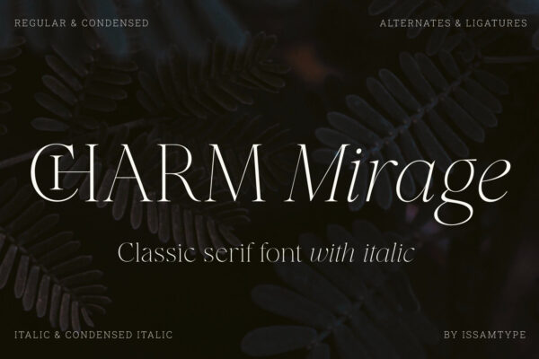 CHARM Mirage – Classic Serif Font