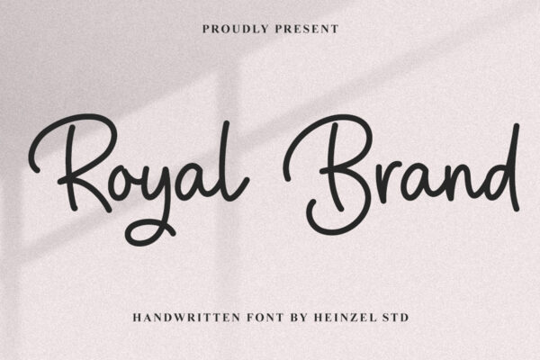 Royal Brand - Handwritten Font